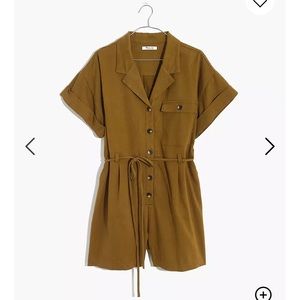Madewell Belted Safari Romper XXL